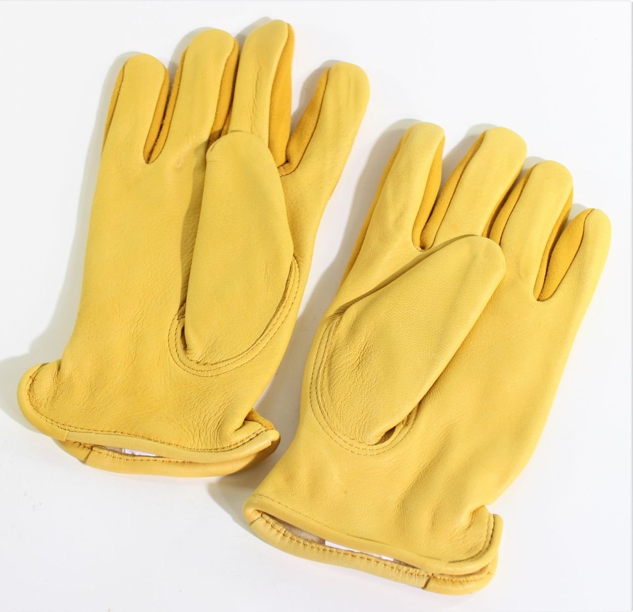 Honeywell Leder-Arbeitshandschuhe 10 x HONEYWELL Schutzhandschuh Deerfit Gr. 9 Thinsulate Leder Ha…