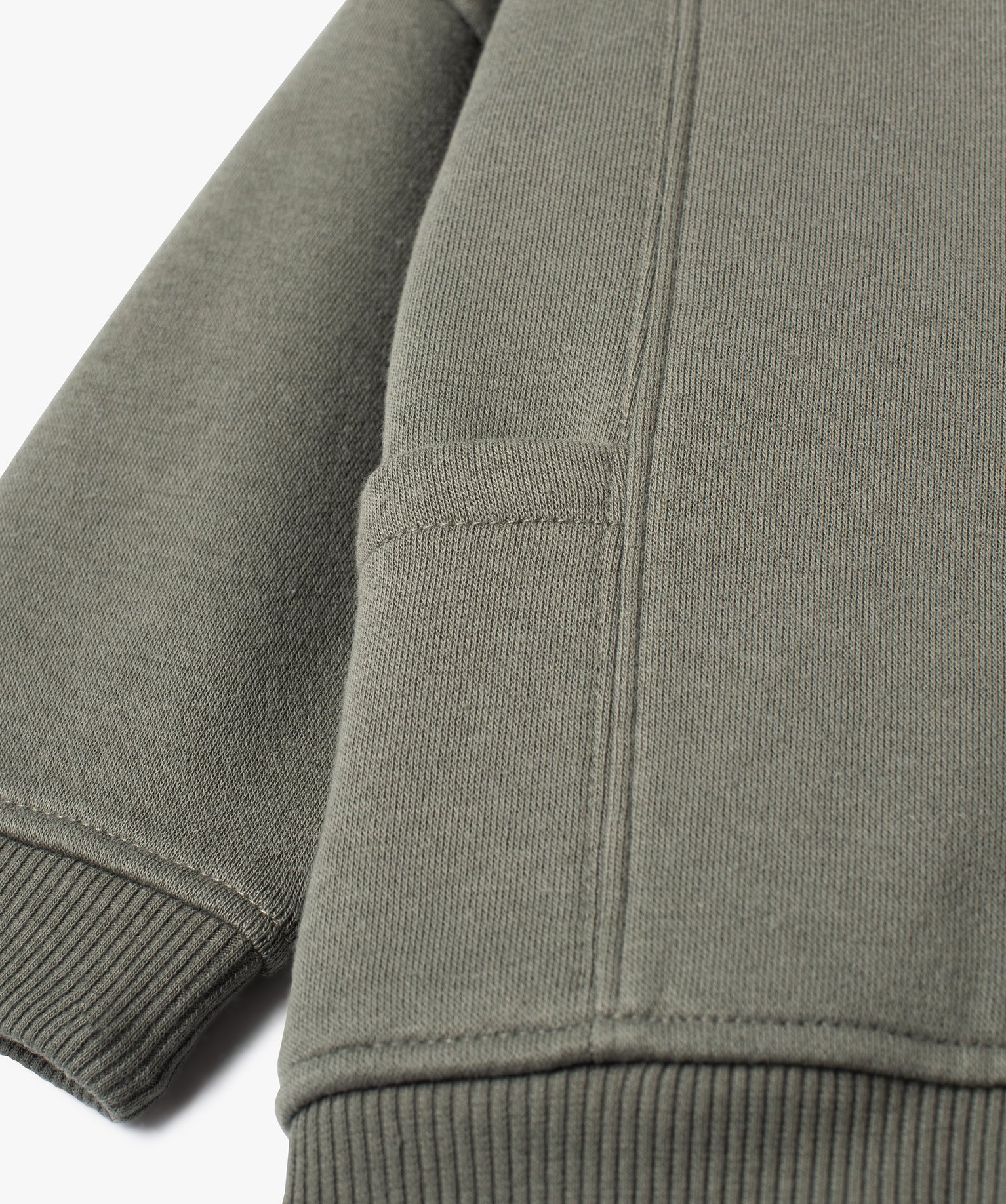 Sweat zippé molletonné à capuche bébé Garçon vert | GEMO