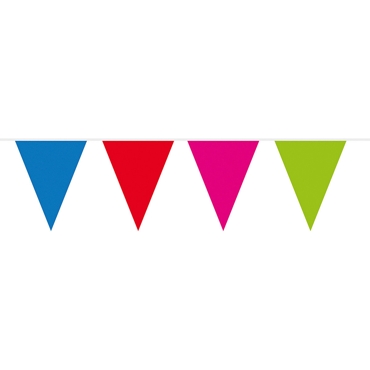 Wimpelkette Regenbogen, 10 m