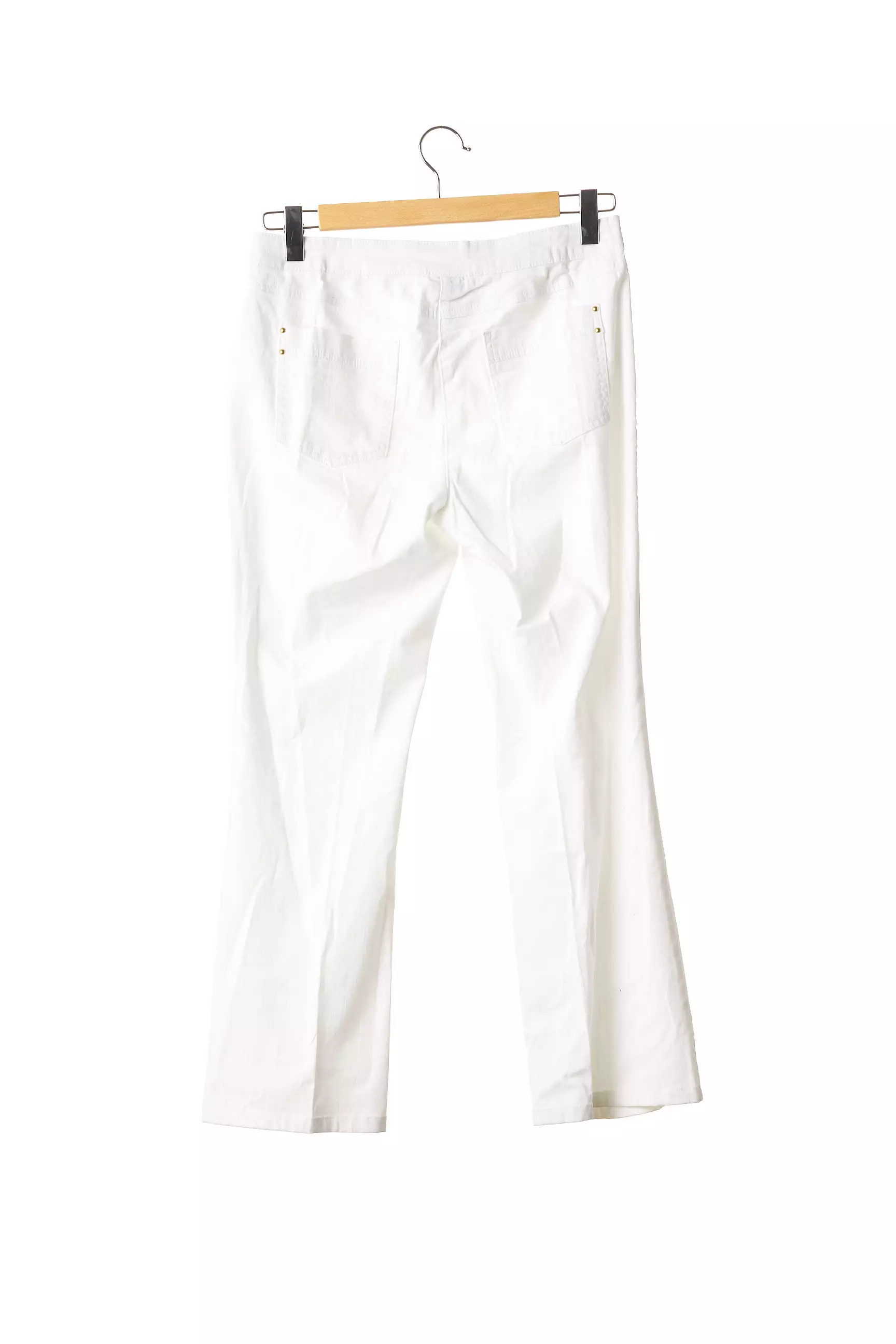 Madeleine Pantalons Flare Femme couleur blanc