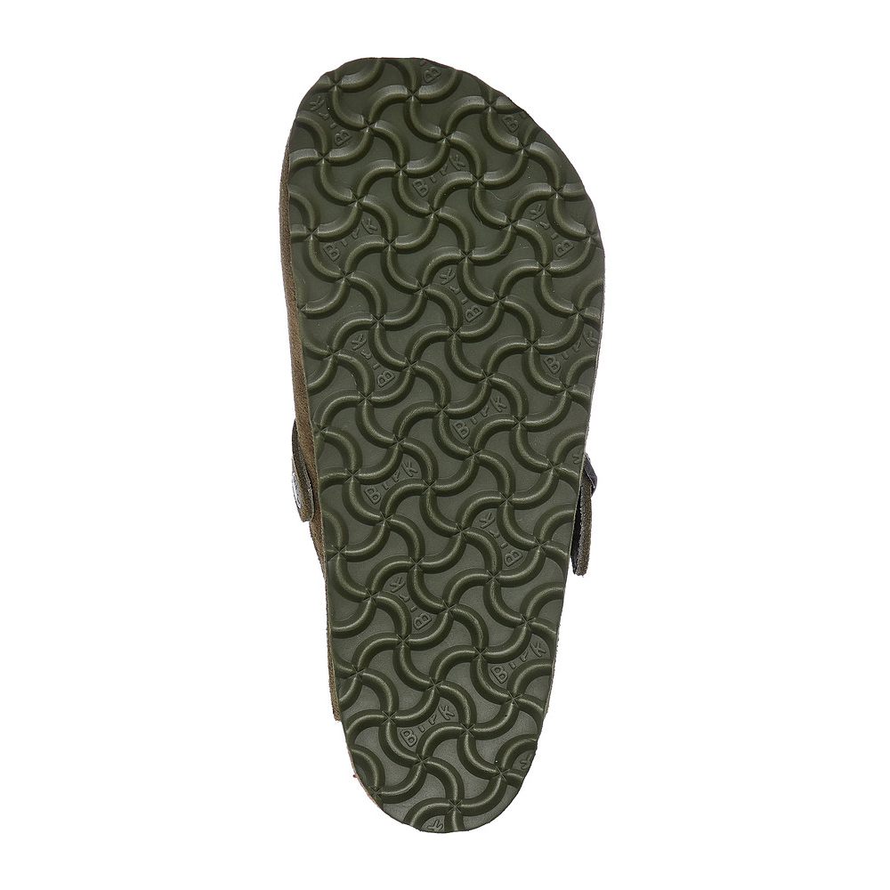 Birkenstock Boston FUR 1025686 / grün