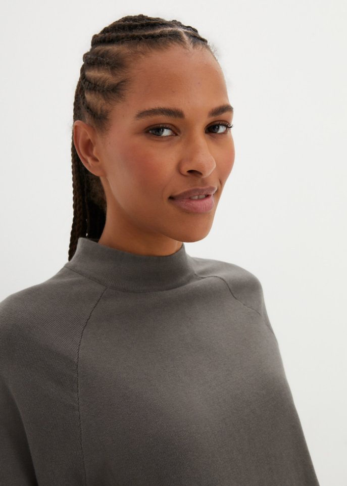 Pullover mit Stehkragen