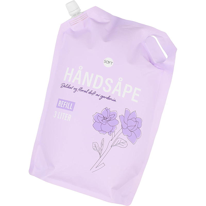 Soft Håndsåpe 3 l refill Gardenia
