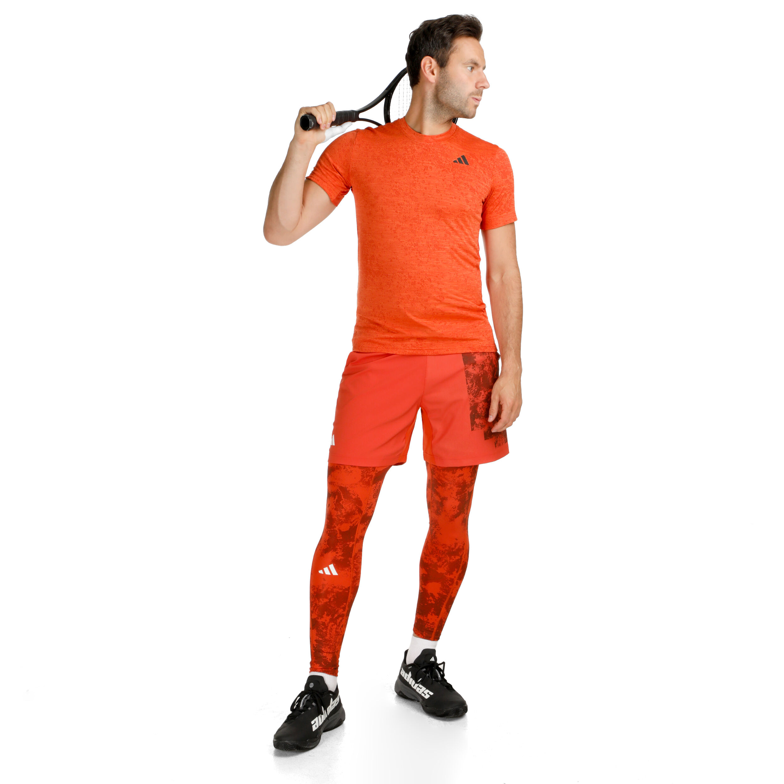 Paris Ergo Shorts Herren - Orange, Rot