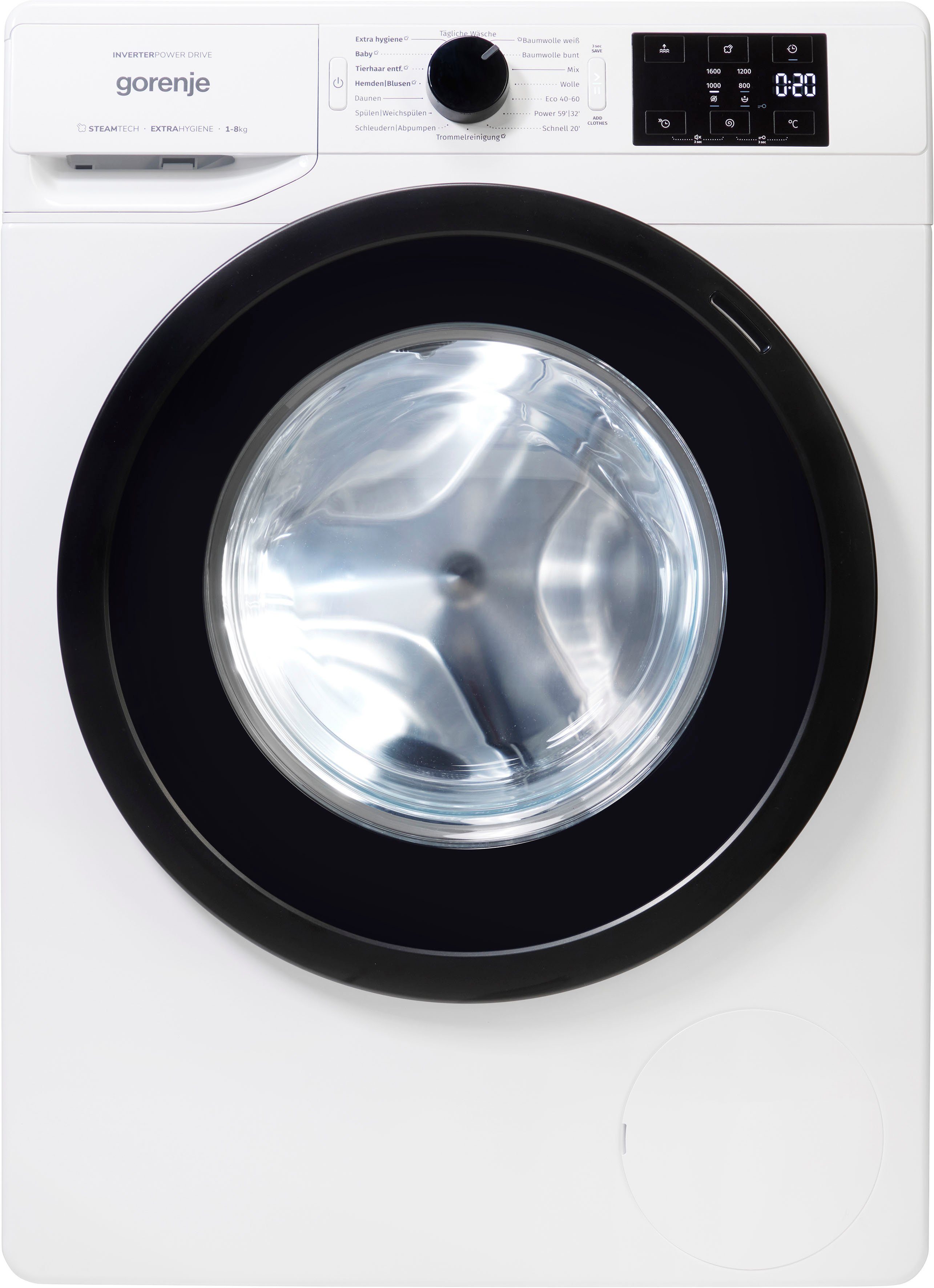 GORENJE Waschmaschine WNEI86APS, 8 kg, 1600 U/min