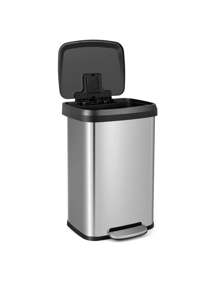 COSTWAY Mülleimer 50L in Silber günstig kaufen 41 cm