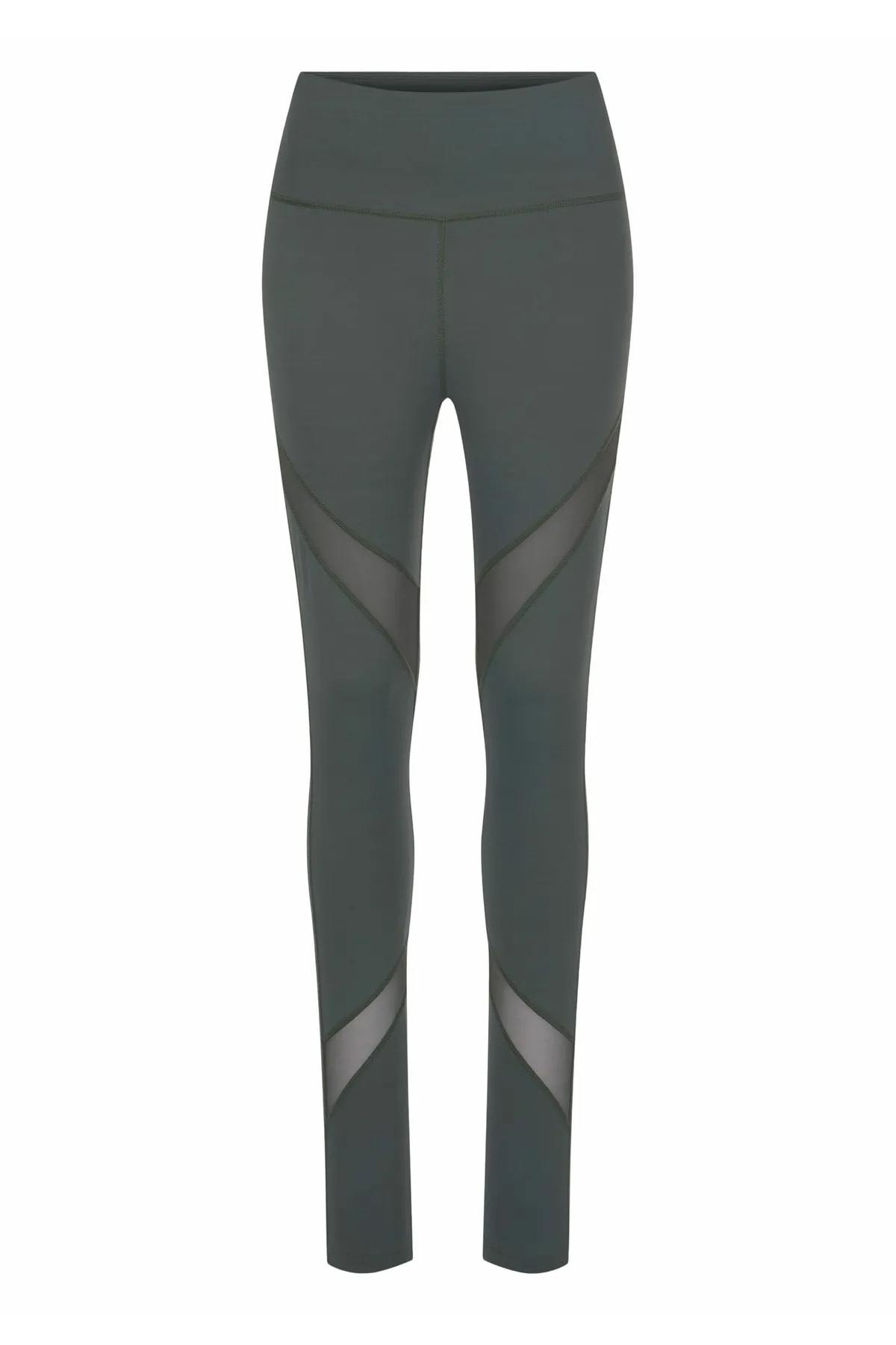 LASCANA Active  Sport-Leggings - Khaki - Mittlerer Bund