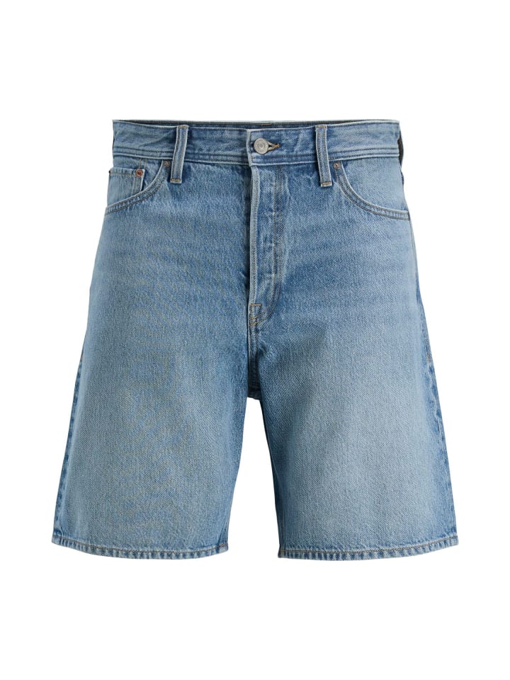 JACK & JONES PLUS Jeans-Shorts in Blue Denim günstig kaufen