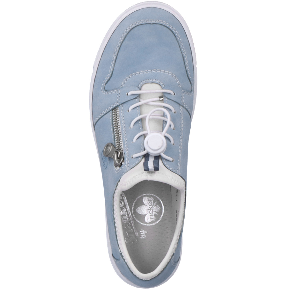 Rieker L9862 Sneaker Low hellblau