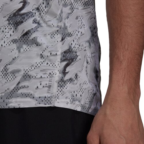 ADIDAS HERREN FAST GRAPHIC PRIMEBLUE SINGLET