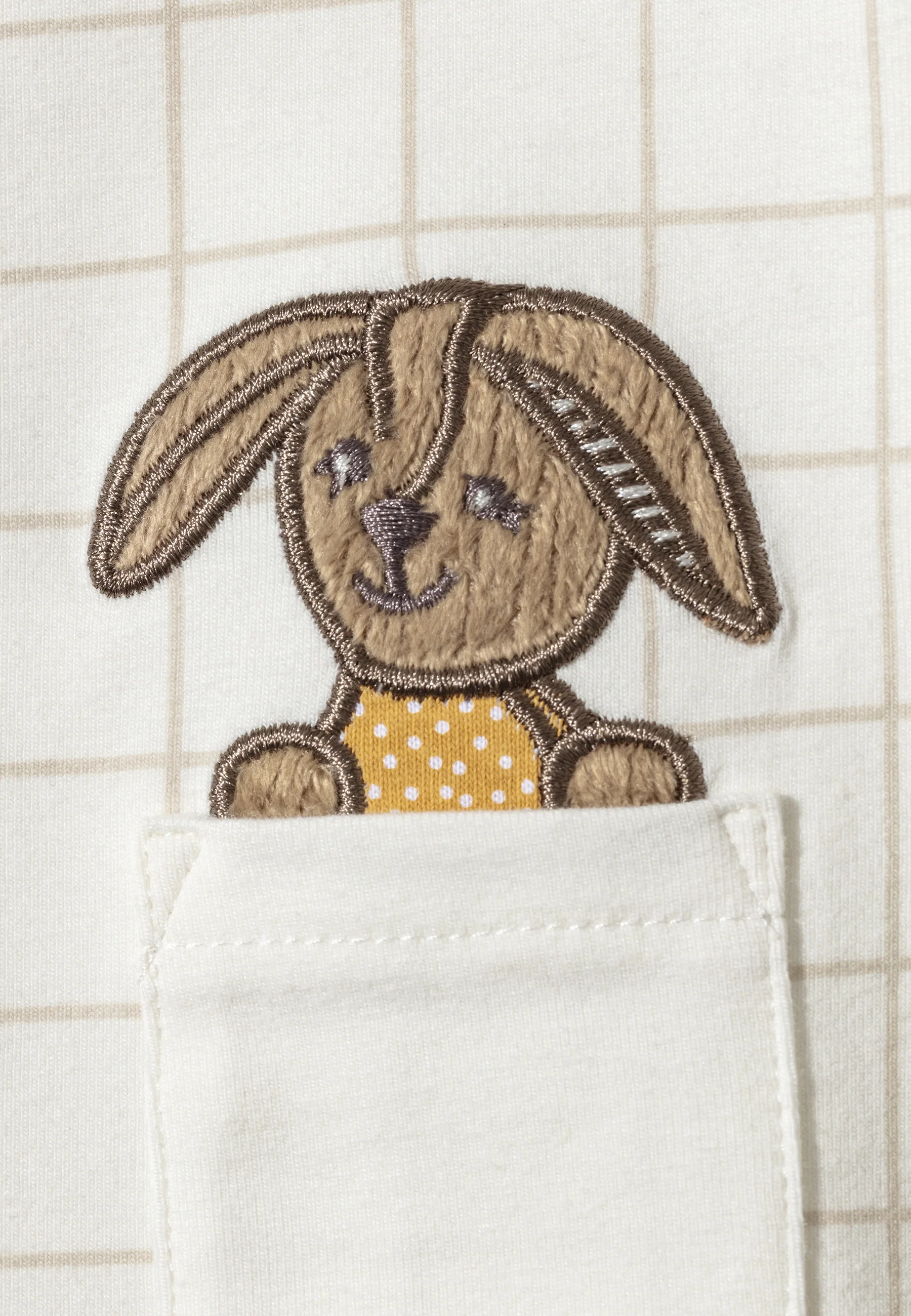 Set Shirt + Hose Hase Happy in beige