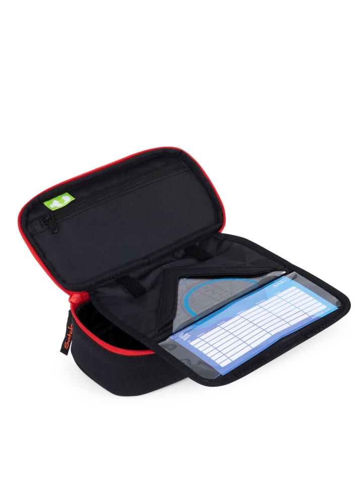 Satch Schlamperbox Fire Phantom in Schwarz/Rot günstig kaufen onesize