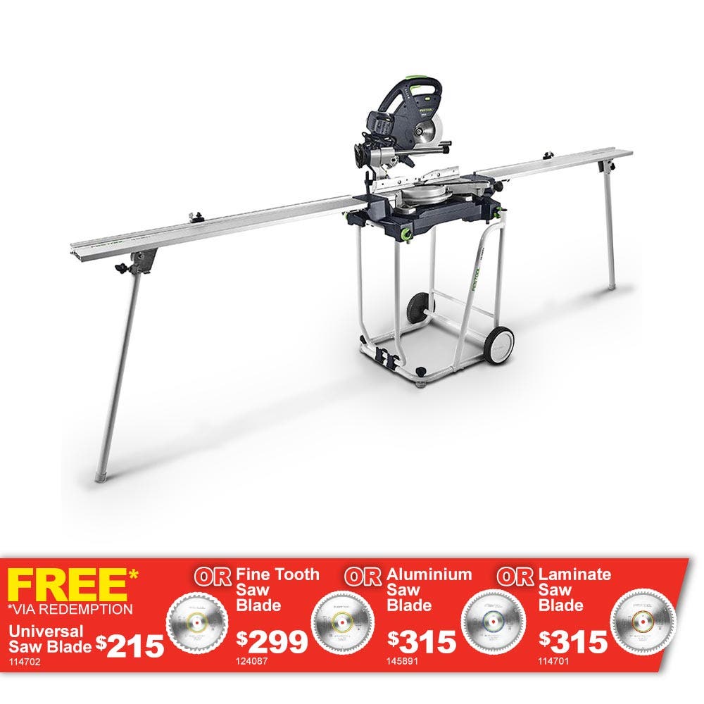 Conjunto de serra de esquadria FESTOOL 1600W 216 mm KS 60 KAPEX 575465