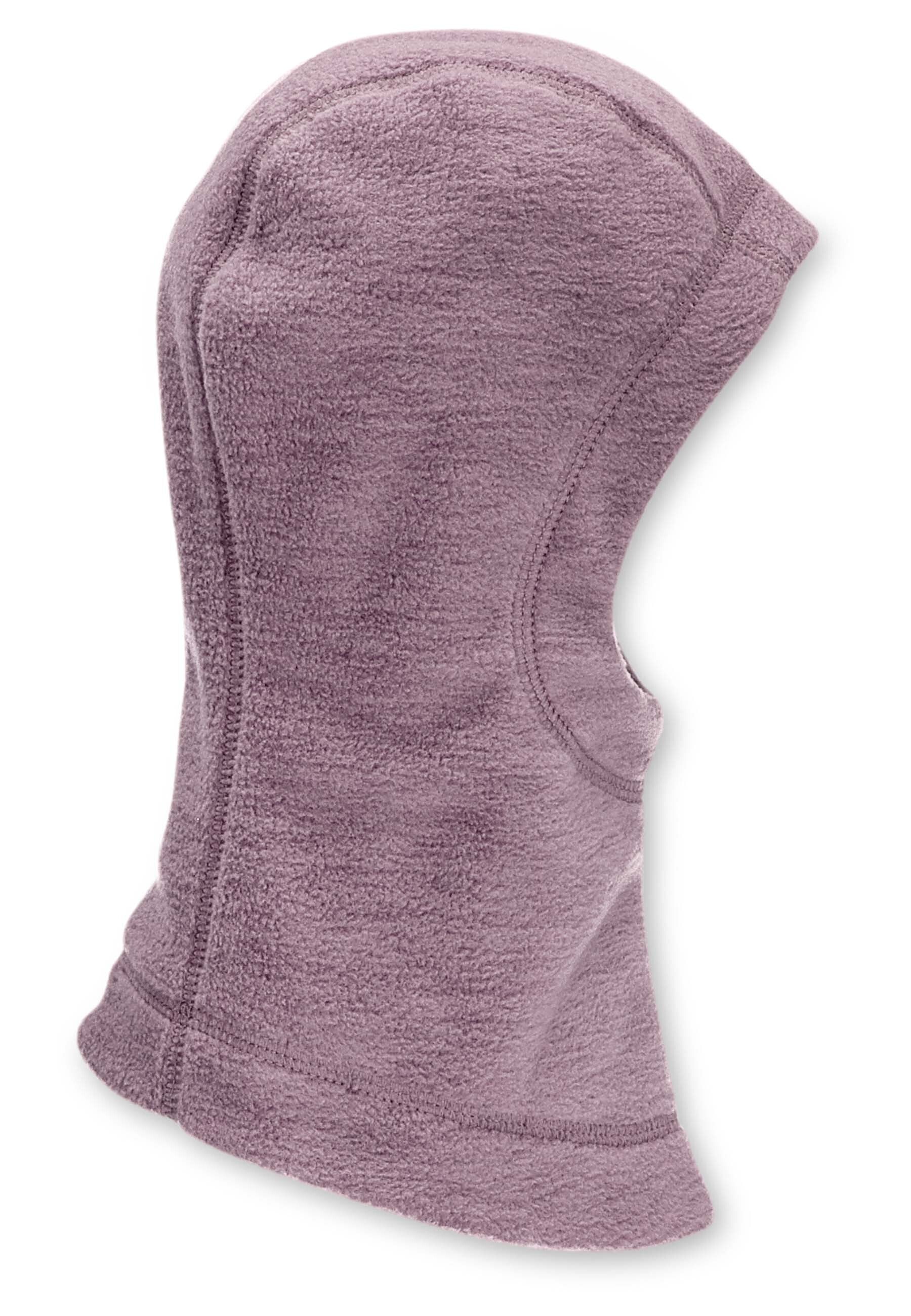 Schalmütze aus Microfleece melange (recycelt)