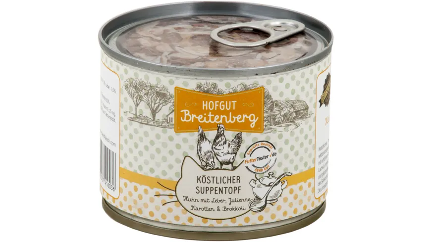 Hofgut Breitenberg Katzennassfutter köstlicher Suppentopf 180g 180 g