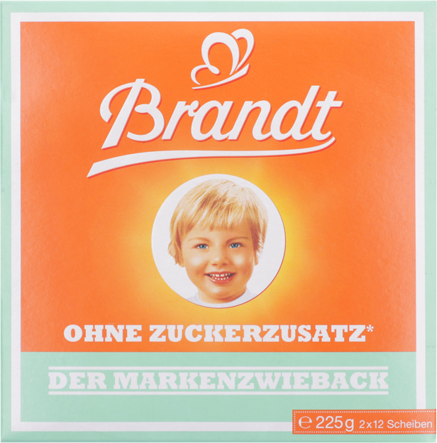 Brandt Markenzwieback ohne Zuckerzusatz
