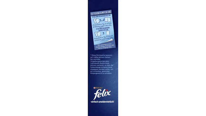 PURINA felix Sensations Saucen Geschmacksvielfalt aus dem Wasser Katzennassfutter 1020 g
