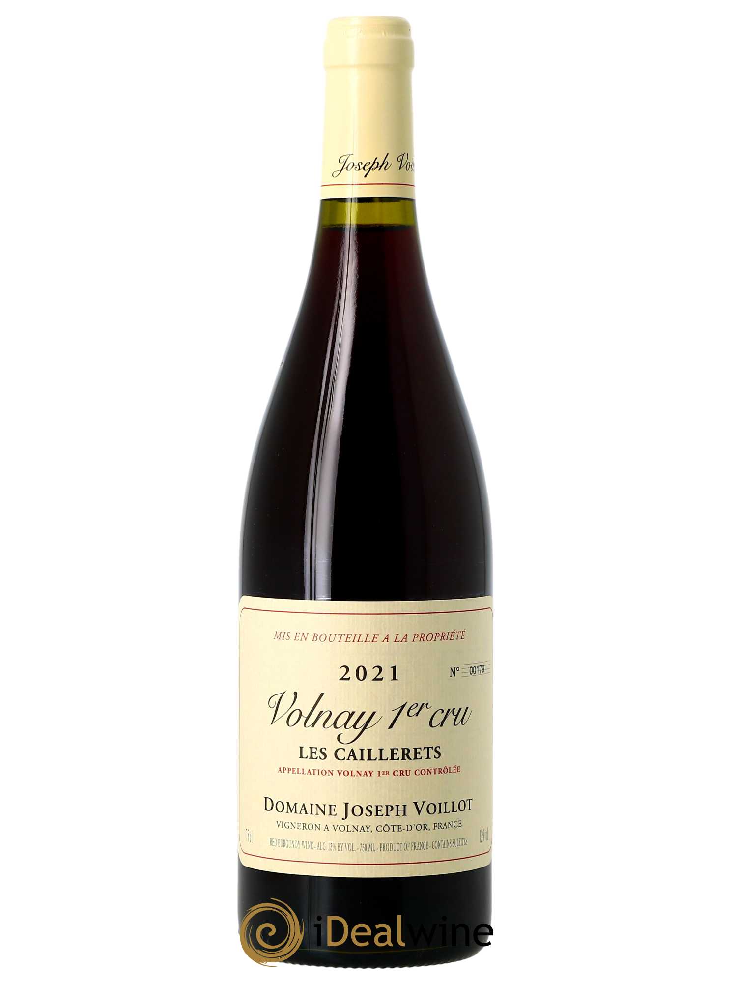 Volnay 1er Cru Les Caillerets Joseph Voillot (Domaine)  2021 - Lot de 1 Bouteille