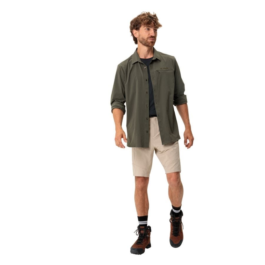 Farley Stretch Langarm Shirt Herren