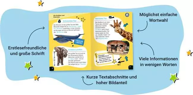 Ravensburger Guinness World Records für Erstleser - Tiere