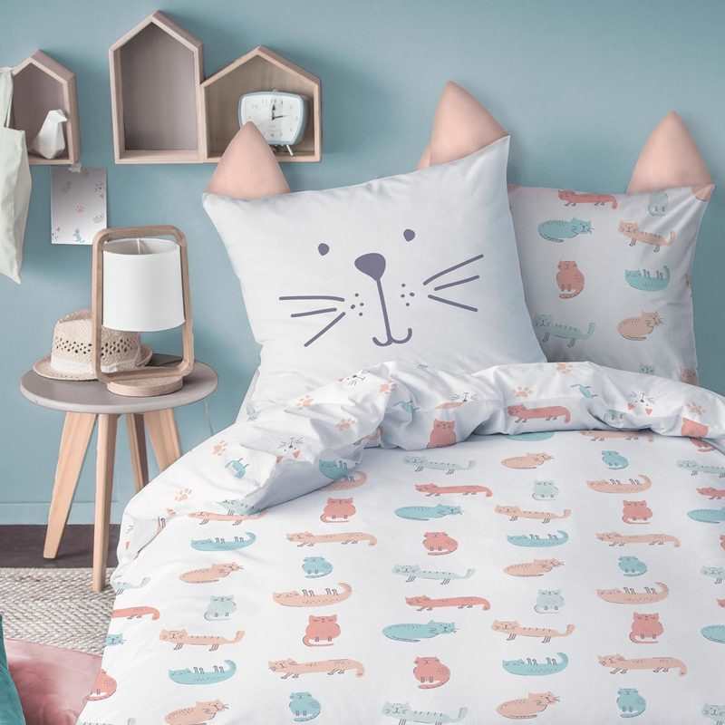 Parure de lit Miaou Matt&Rose