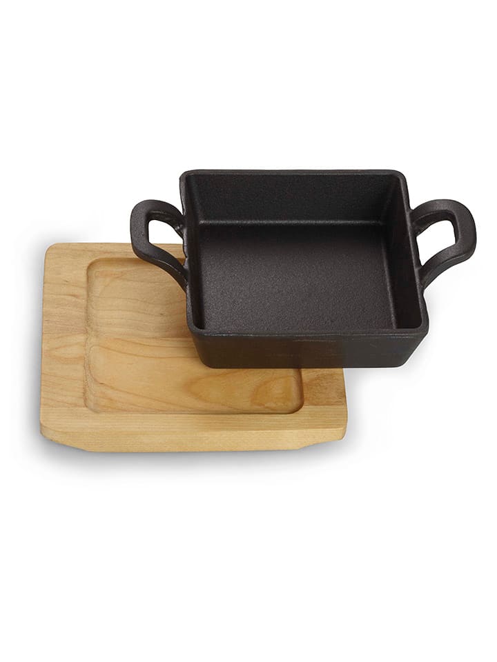 Echtwerk 2tlg. Set: Servierpfanne in Schwarz/ Hellbraun günstig kaufen onesize