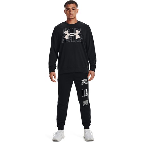 HERREN LANGARM RIVAL TERRY LOGO CREW