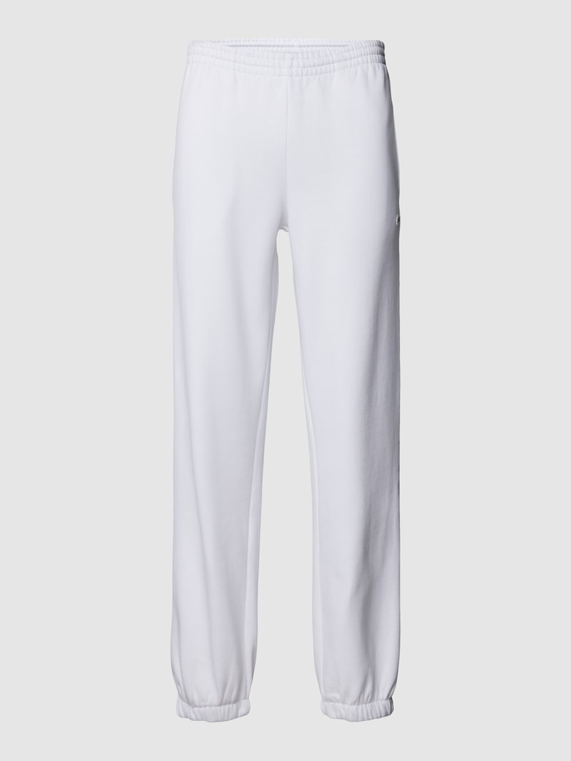 Sweatpants mit Label-Detail in weiß