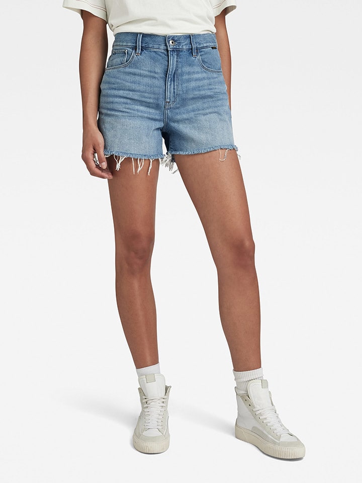 G-Star Jeans-Shorts in Hellblau günstig kaufen