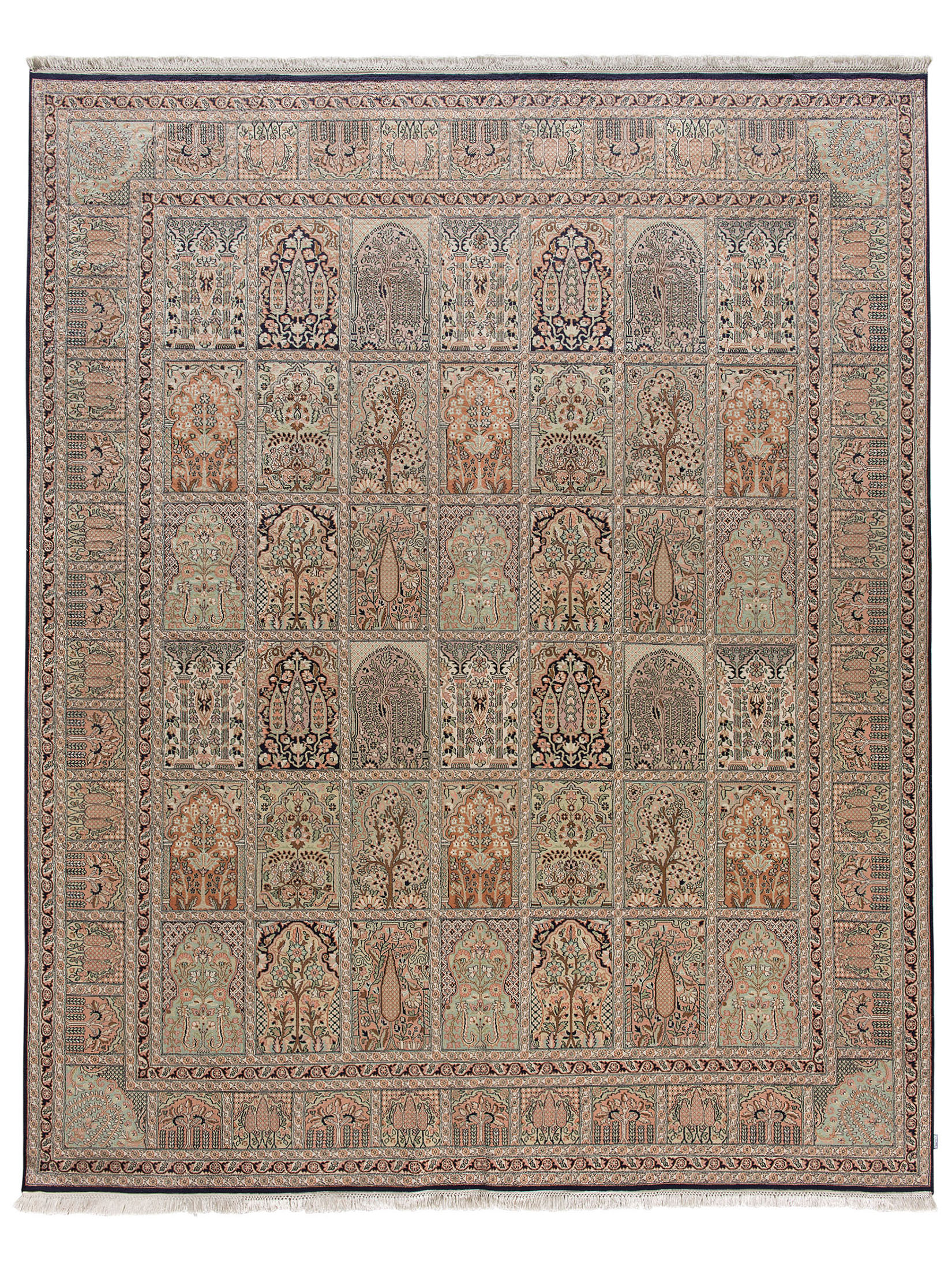 Kaschmir Seide 18/18 ca. 250 x 305 cm, Unikat / Einzelstück