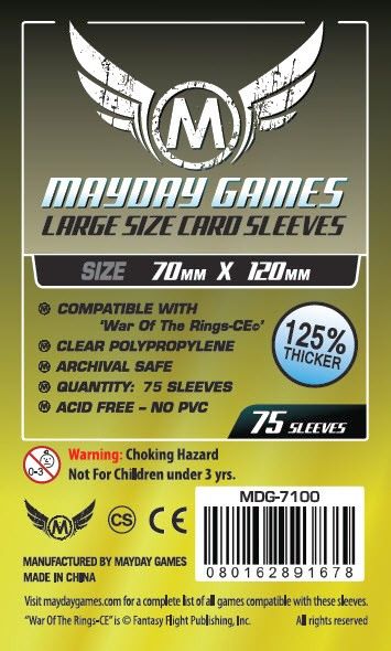 Special Order Custom WOTR-CE Sleeves (75) 70 x 120mm - 7100