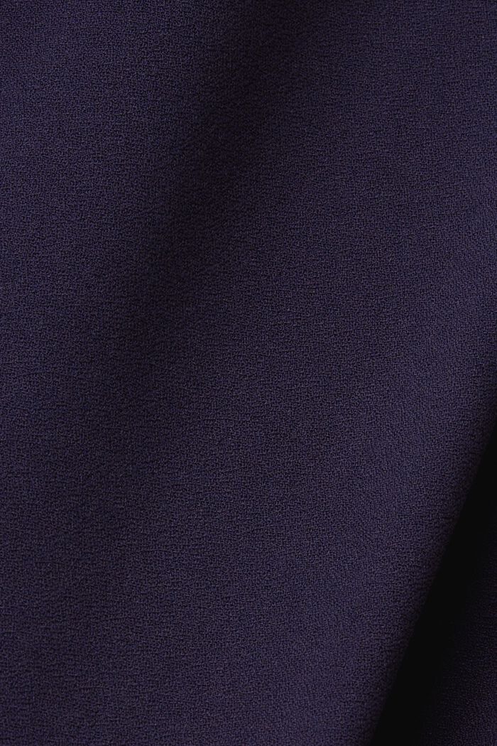 Bluse mit V-Ausschnitt und Umlegekragen
