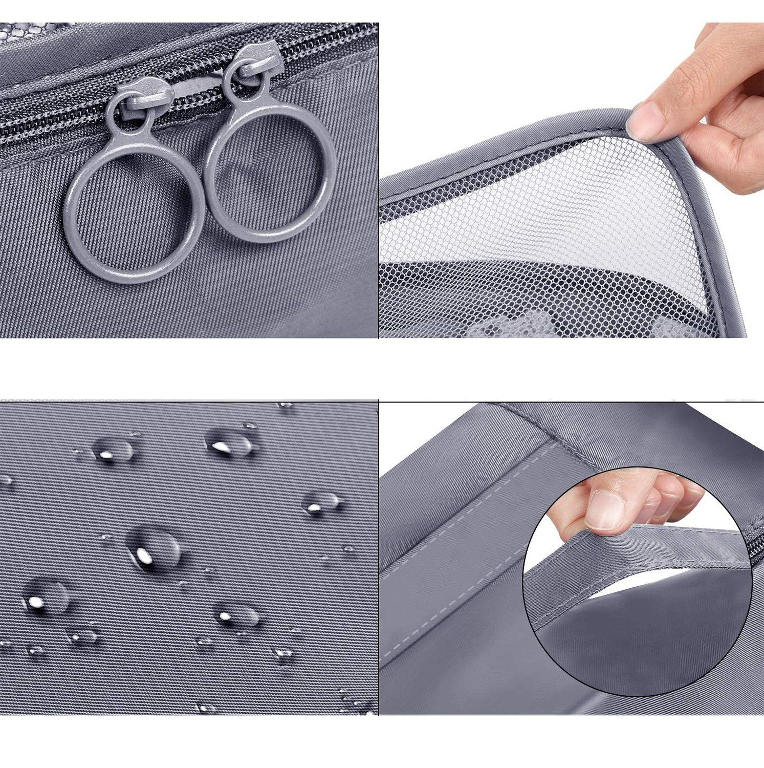 Bedee Kofferorganizer Packing Cubes Kleidertaschen Koffer Organizer Packwürfel Set (Verpackungswürfel Set, 9-tlg., Kofferorganizer Reise Würfel, Ordnungssystem für Koffer, Packwürfel), Packtaschen Set für Urlaub und Reisen