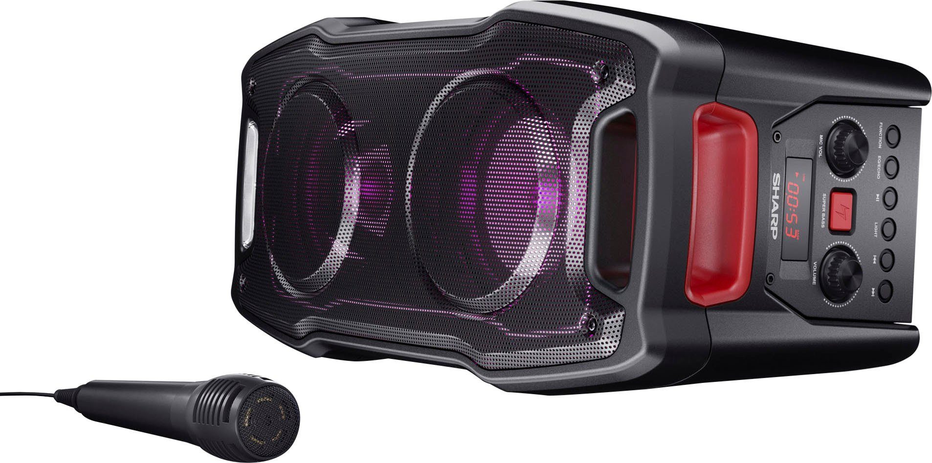 Sharp PS-929 2.0 Party-Lautsprecher (Bluetooth, 180 W)