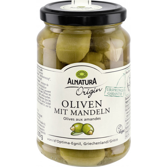 Alnatura Origin Bio Oliven mit Mandeln 350G