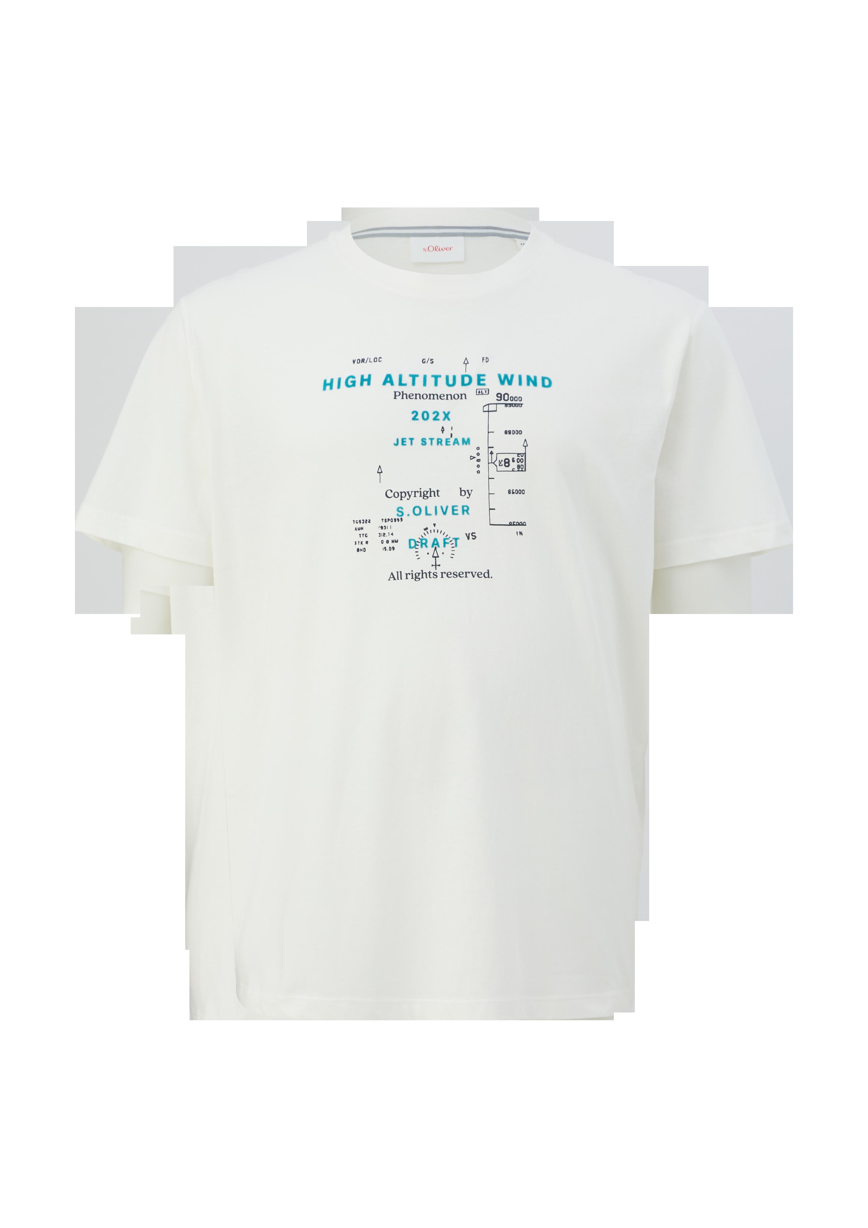 Printshirt aus Baumwolle  2139824-01D2