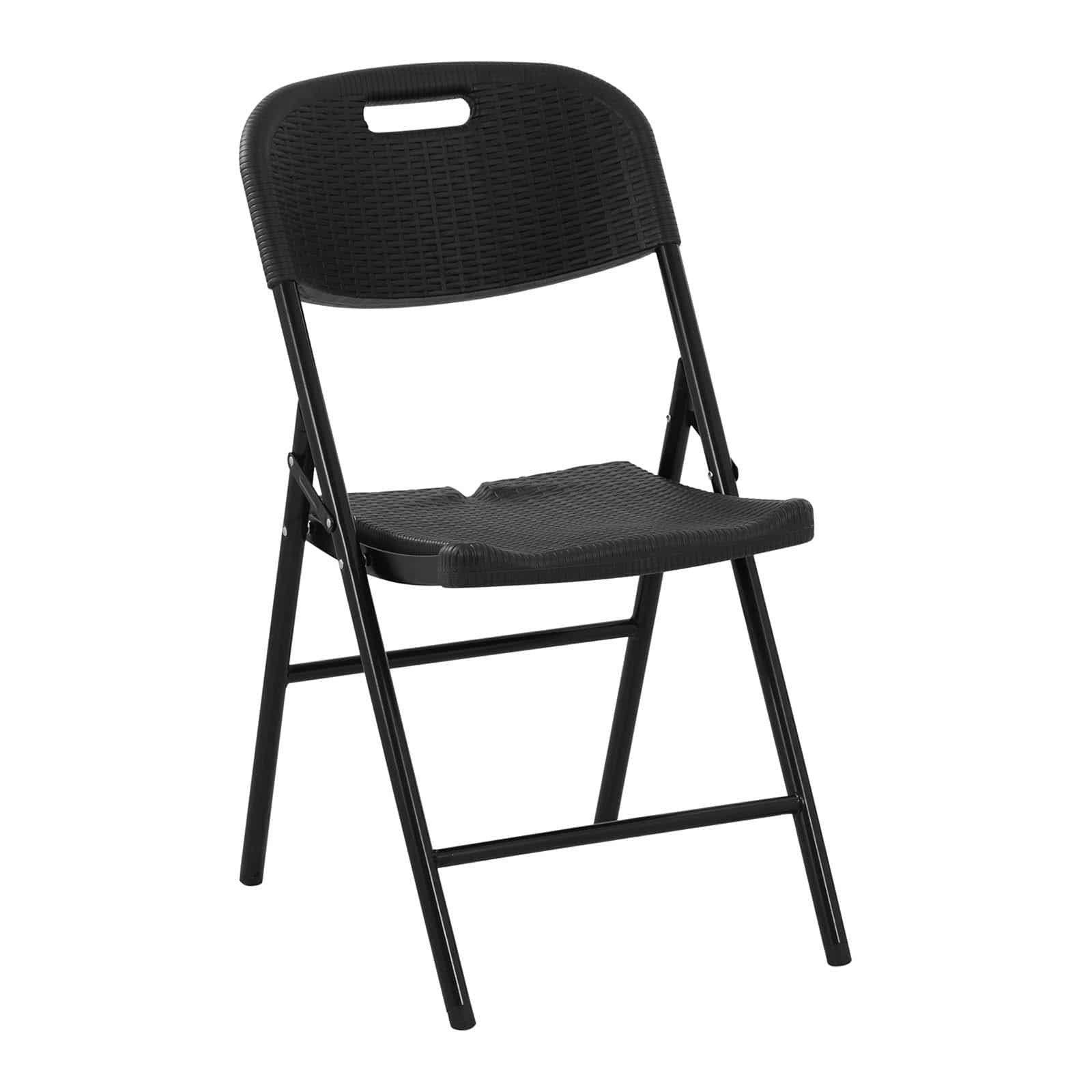Royal Catering Faltstuhl 4er-Set Klappstühle Faltstuhl Stuhl klappbar 180 kg Stahl Polyethylen