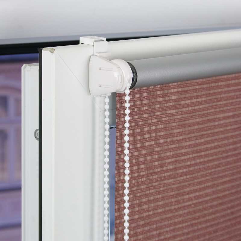 Powertec Bella Casa Klemmfix-Rollo, ca.150 x 100 cm, Bambusoptik Braun