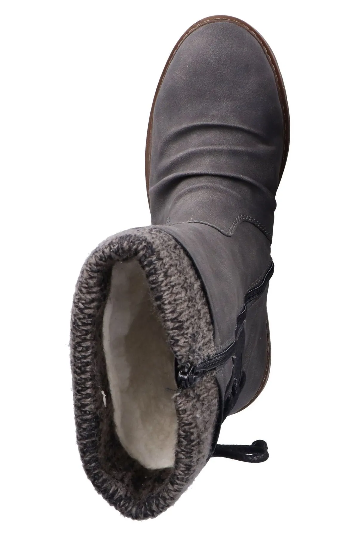 Rieker  Stiefel - Grau - Blockabsatz
