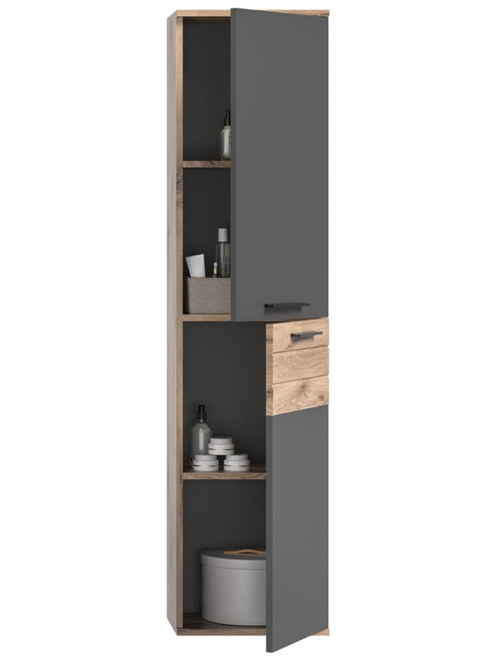 ebuy24 Hochschrank Mason Grau 37 x 24 cm günstig kaufen onesize
