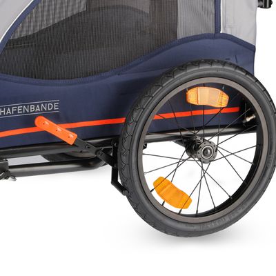 HAFENBANDE Fahrradanhänger Cabby M inkl. zwei Kupplungen