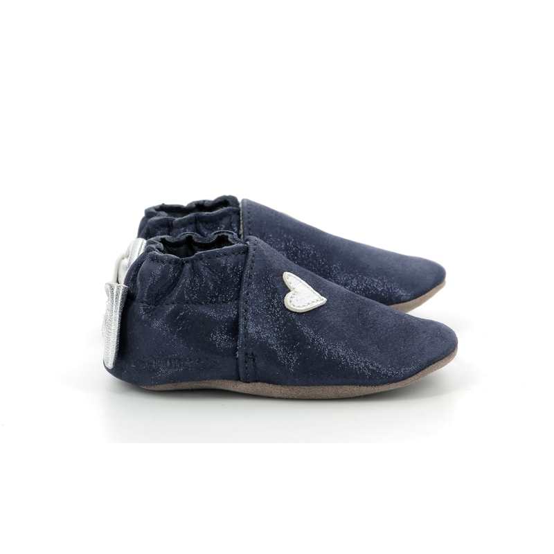 Chaussons cuir tannage vegetal Mini Love