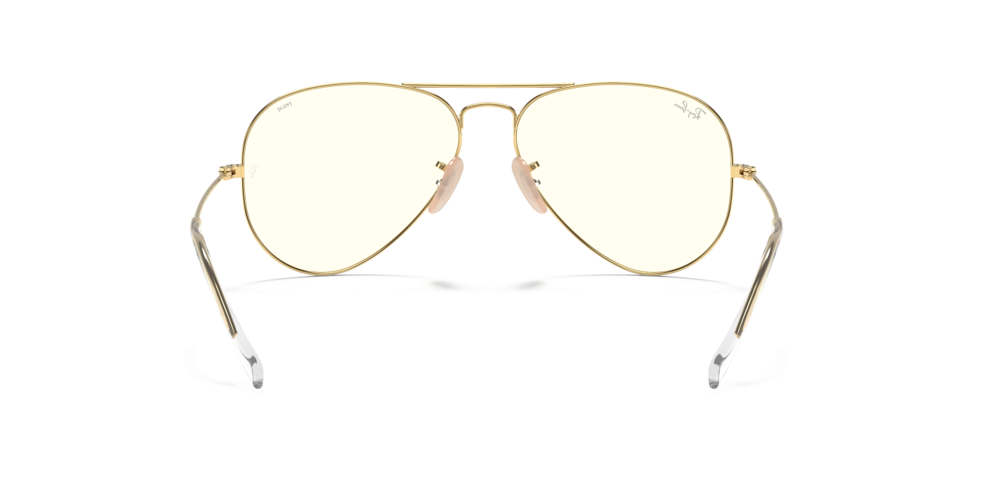 AVIATOR CLEAR EVOLVE - Gri fotocromatic auriu strălucitor
