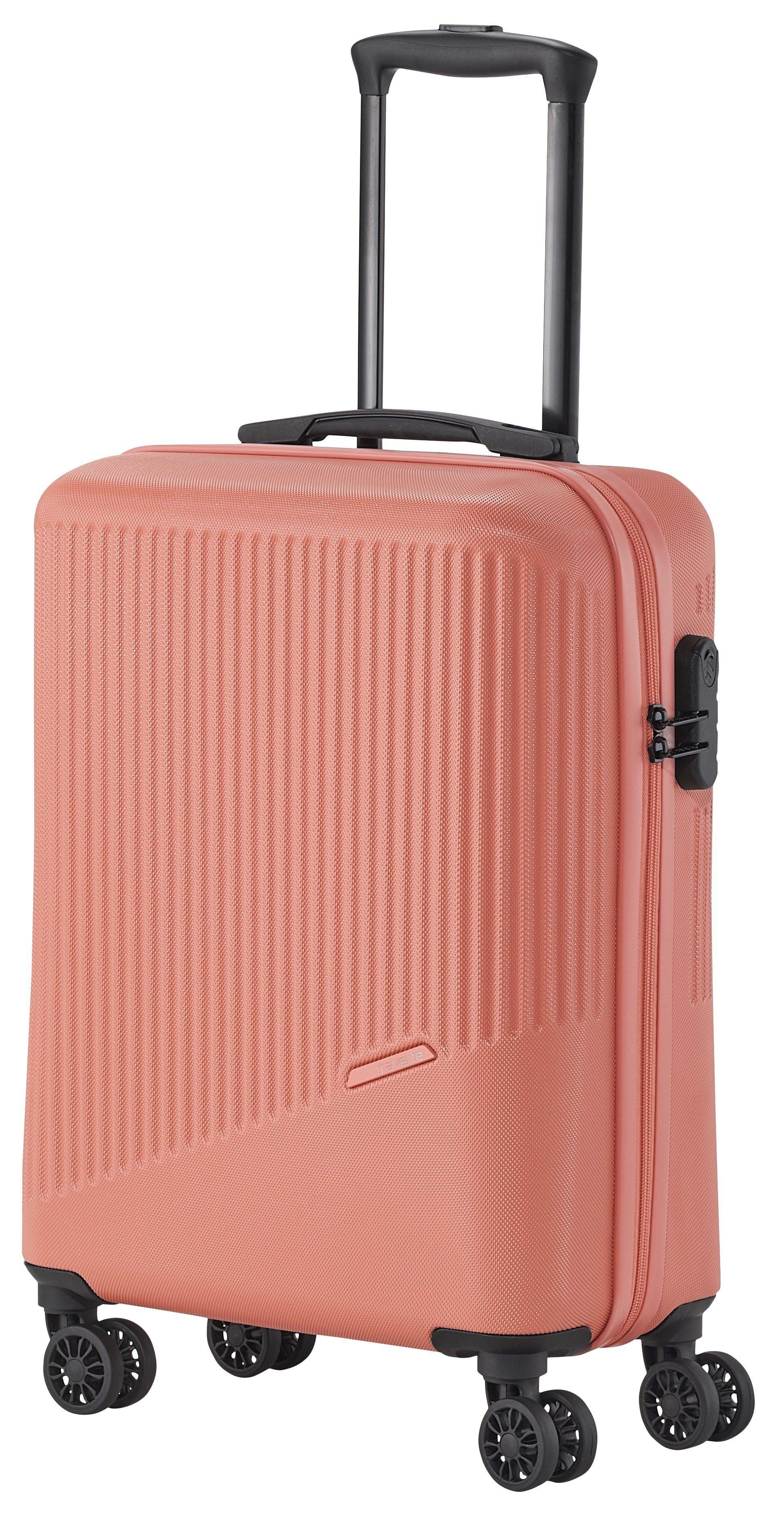 travelite Hartschalen-Trolley BALI 4w Trolley S, 4 Rollen, in dezentem Look