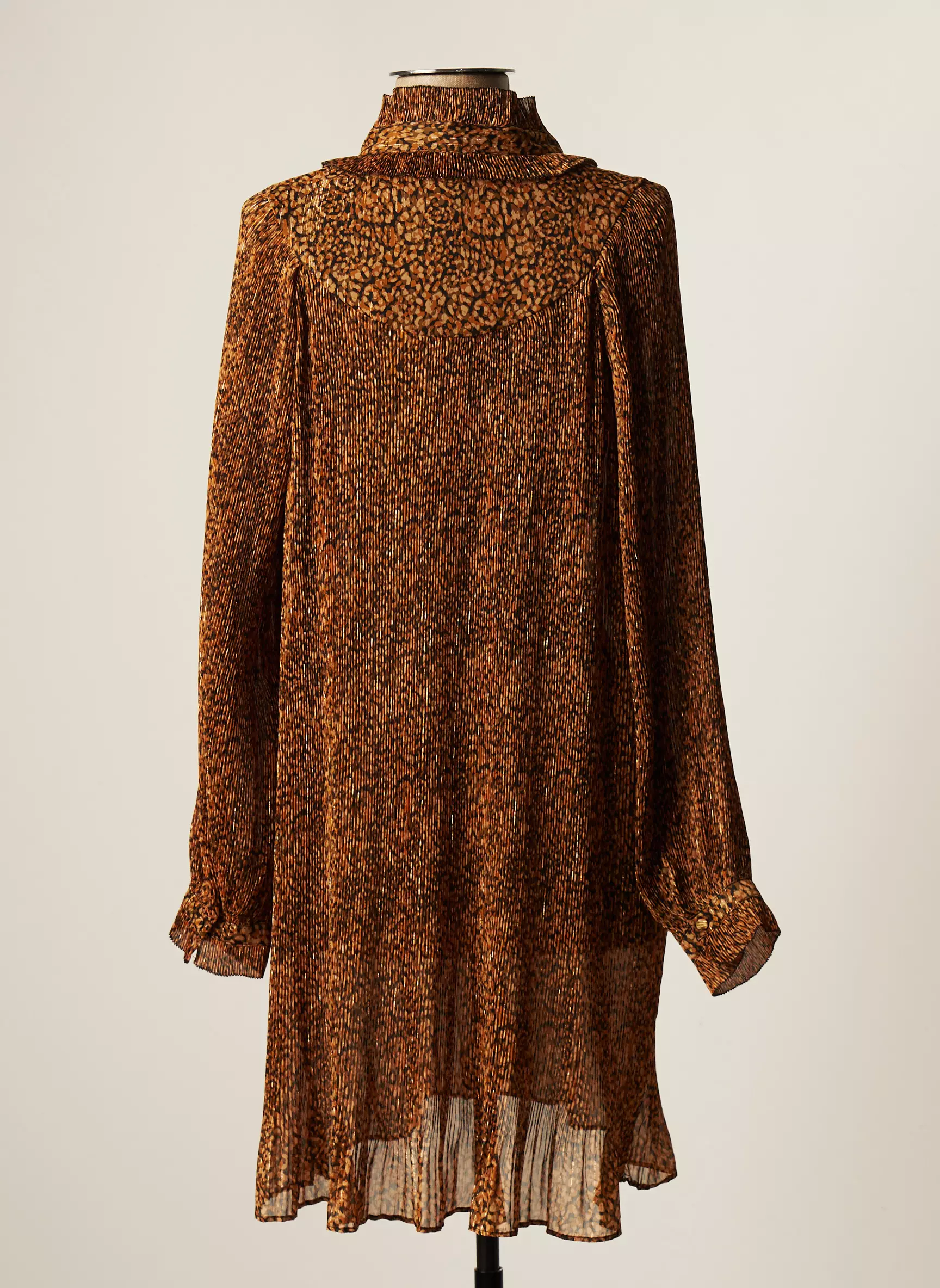 Suncoo Robes Mi Longues Femme couleur marron