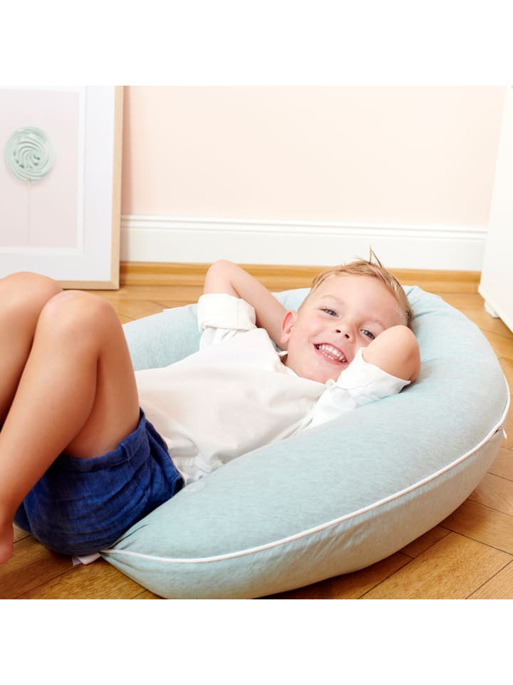 nordic coast company  Stillkissen Bezug in Mint Grün - (L) 180 cm  günstig kaufen 180x30 cm