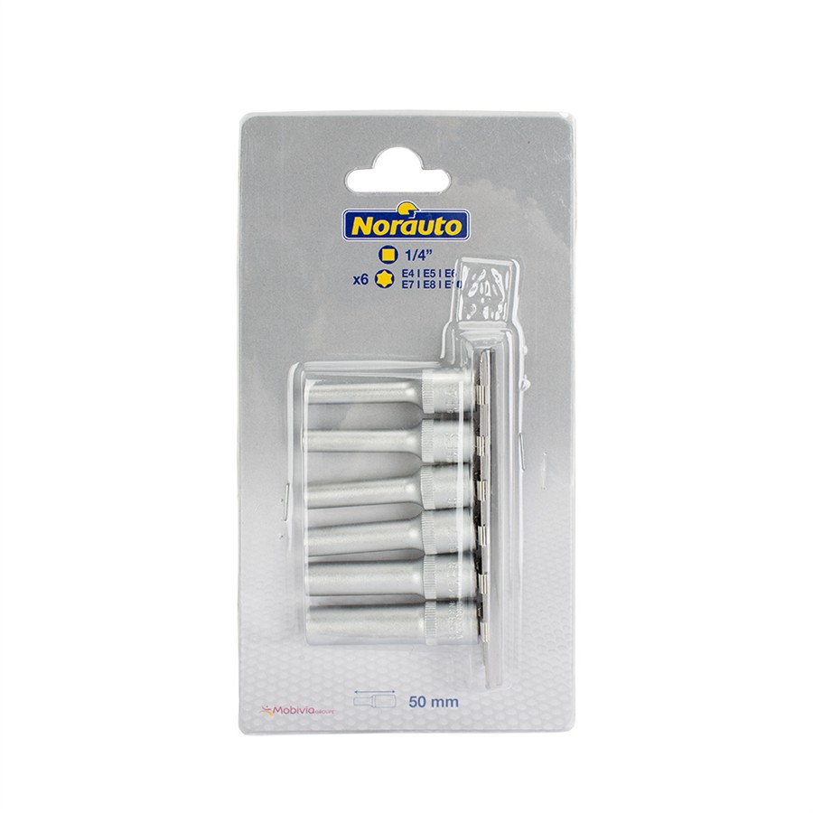 Innenvielzahn-Set ¼", T4-T10, von Norauto, 6-tlg - ATU