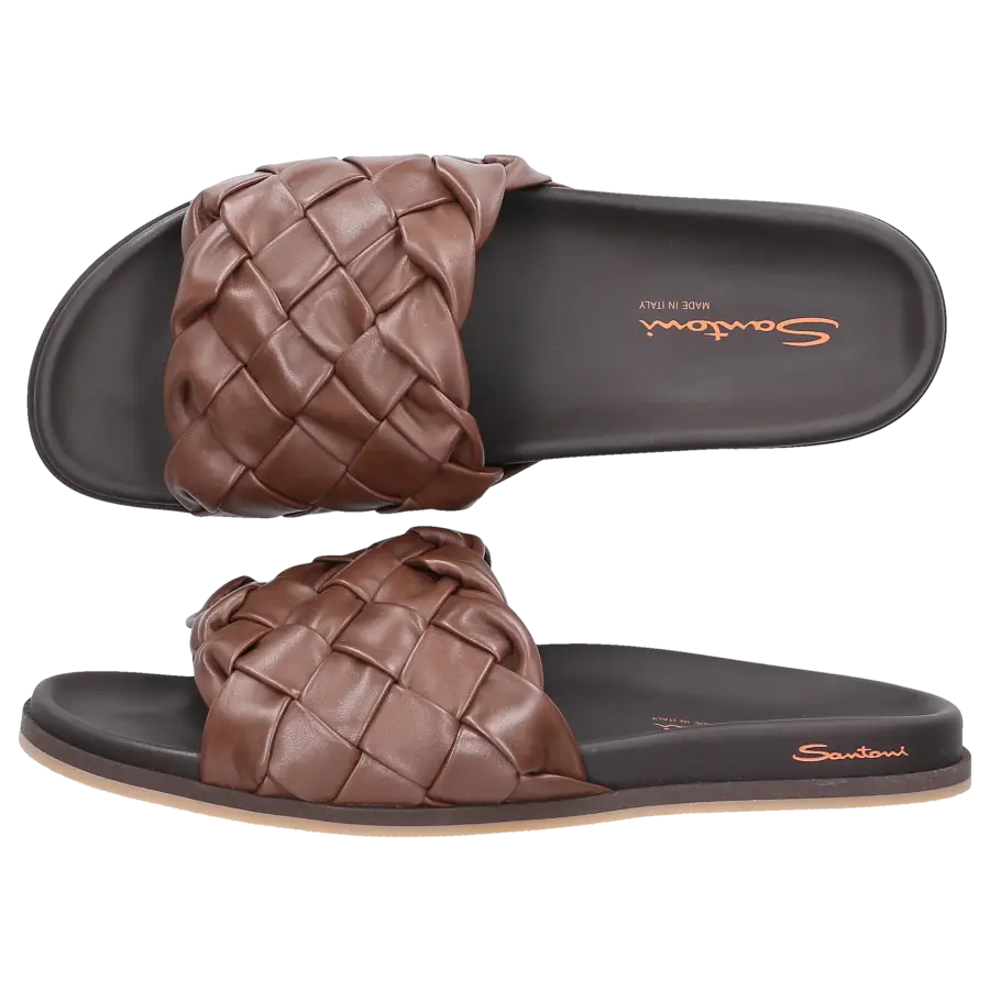 Santoni - Sandalen 18153 Kalbsleder - braun