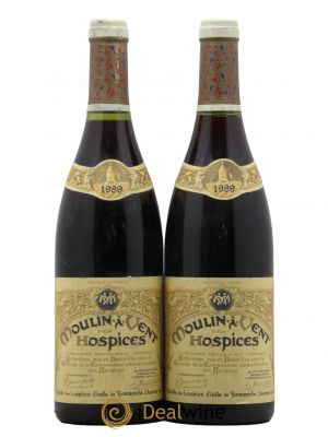 Moulin à Vent Des Hospices de Romanèche Thorins 1989 - Lot de 2 Bouteilles