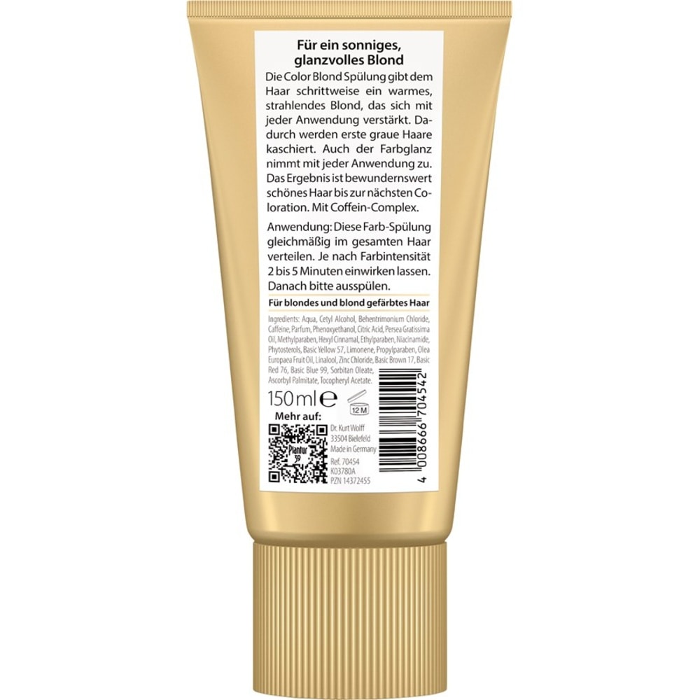 Plantur Après-shampoing Color Blonde Aprés-shampooing